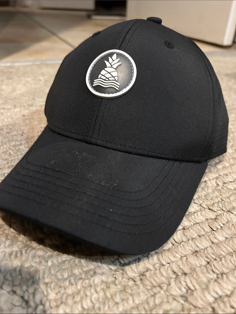 Chubbies Black Pineapple Patch Baseball Cap
